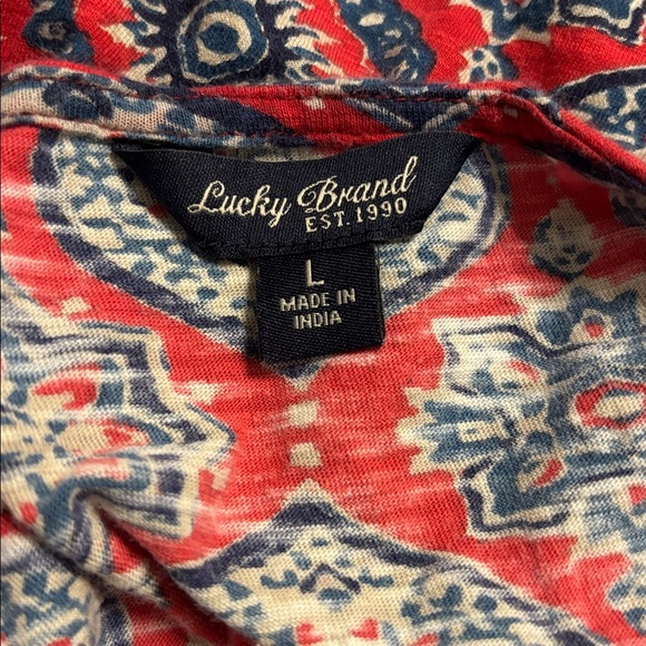Lucky Brand Embroidered Top - Picture 8 of 9